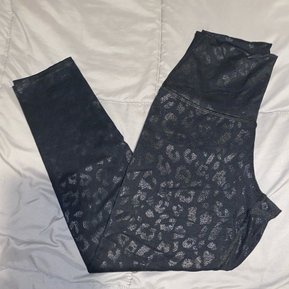 Evolution and Creation-Black metallic cheetah print